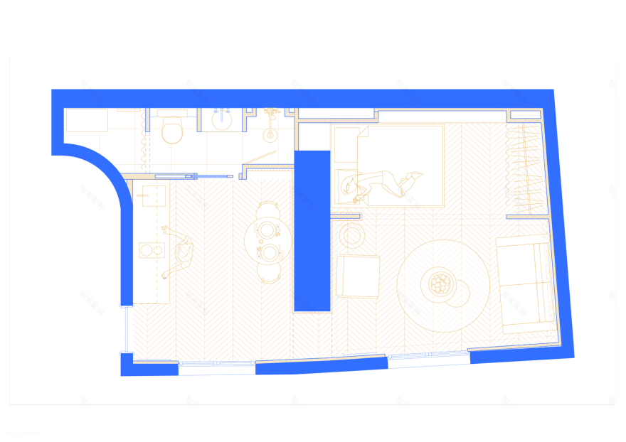 巴黎28平米小型公寓改造项目丨法国巴黎丨Inaugure工作室-28