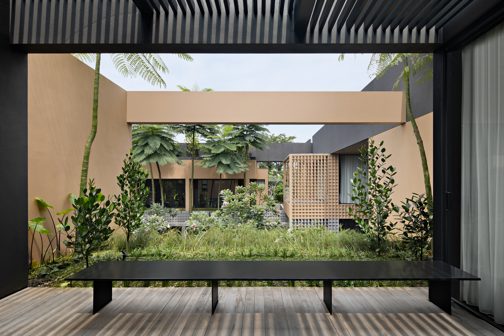 坚毅格栅屋丨印度亚南丨Gets Architects-21