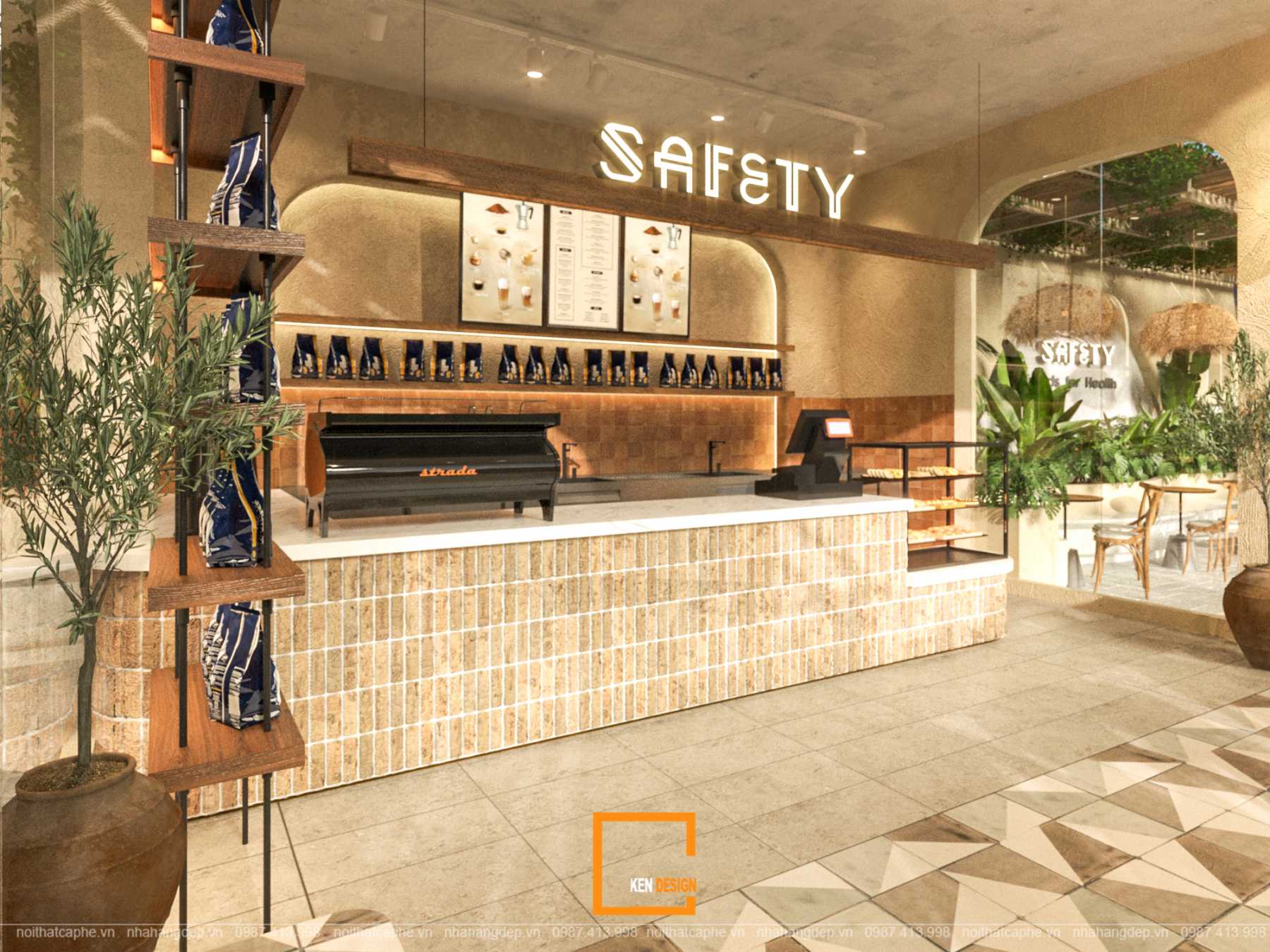 Safety咖啡馆设计丨越南胡志明市丨KenDesign-36