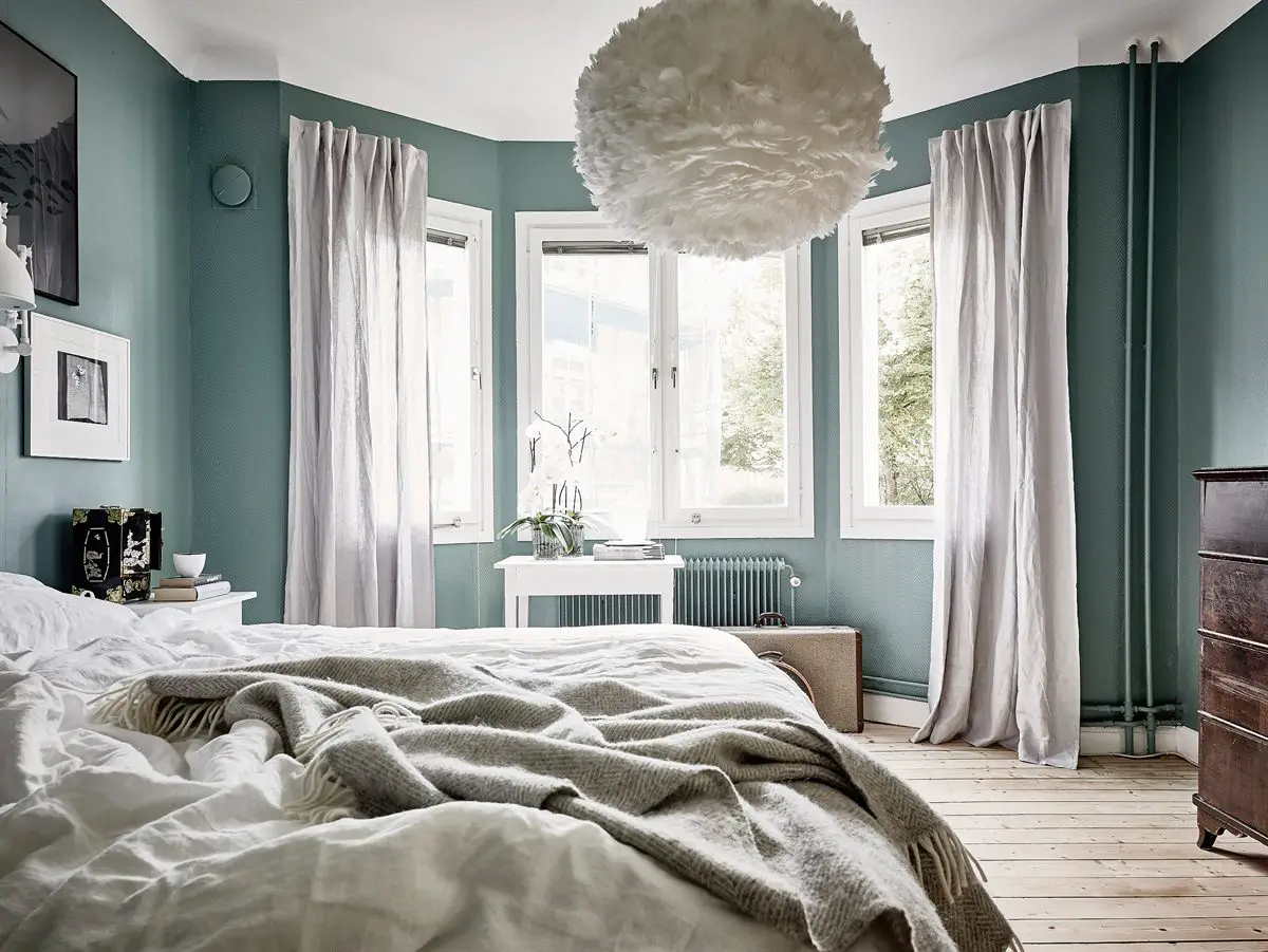 瑞典 88m²公寓 | 灰蓝交融的温馨 Scandinavian 风-14