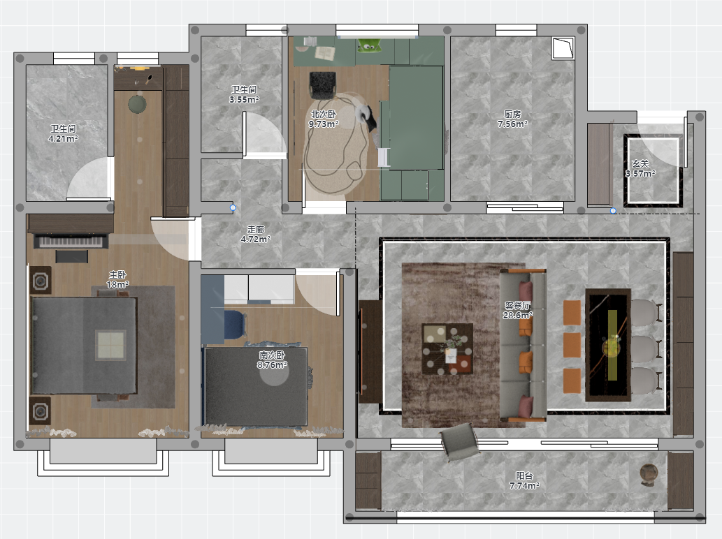 仁豪全案No.19 | 135㎡墨香居，触动心灵的东方交响乐-10
