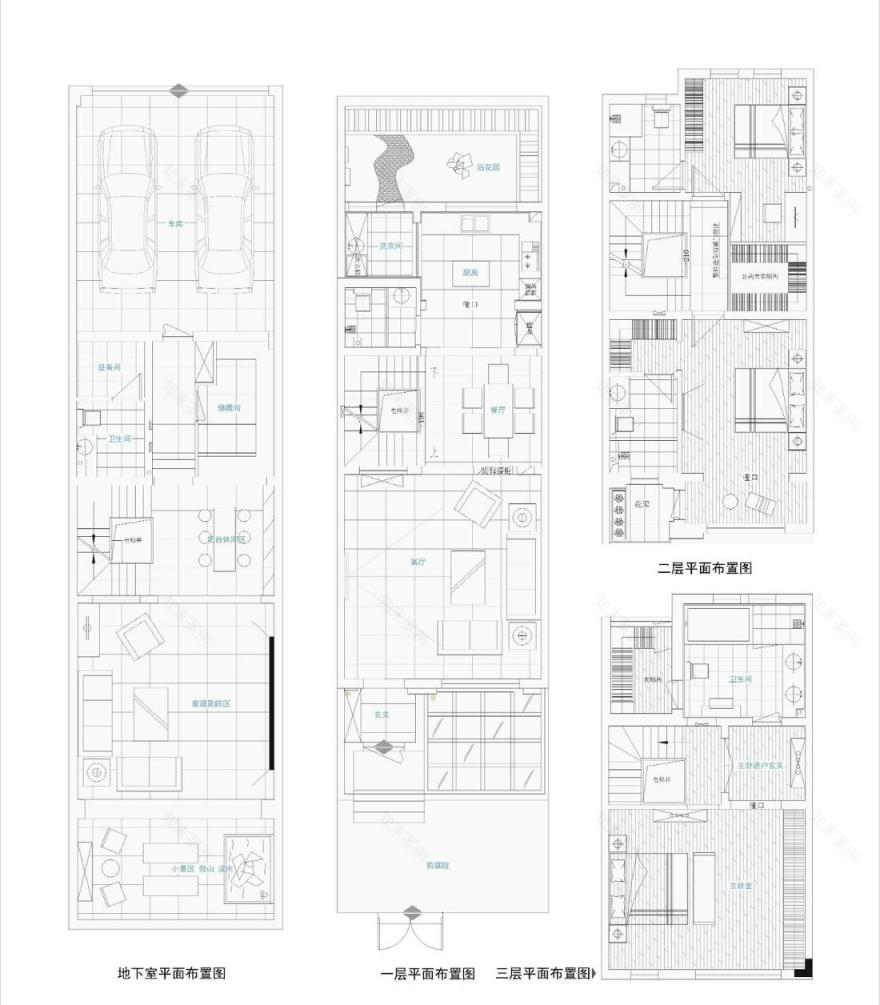 曹永成丨万科如园现代优雅新古典轻奢别墅设计实景-29