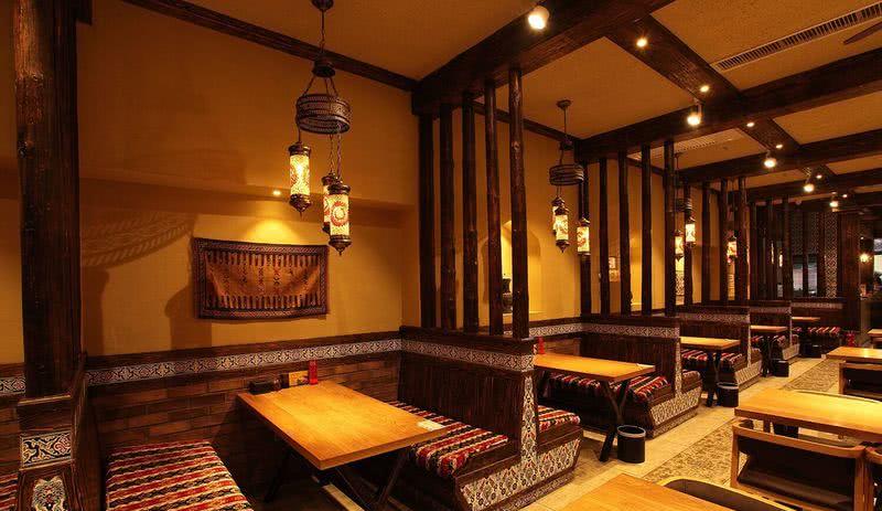 新疆乌鲁木齐万达广场巴巴汗餐饮空间设计-18