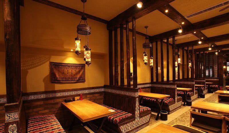 新疆乌鲁木齐万达广场巴巴汗餐饮空间设计-18