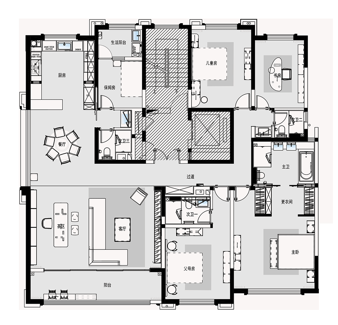 昆明俊发生态半岛园语郡样板间丨中国昆明丨IF DESIGN 羽果设计-53