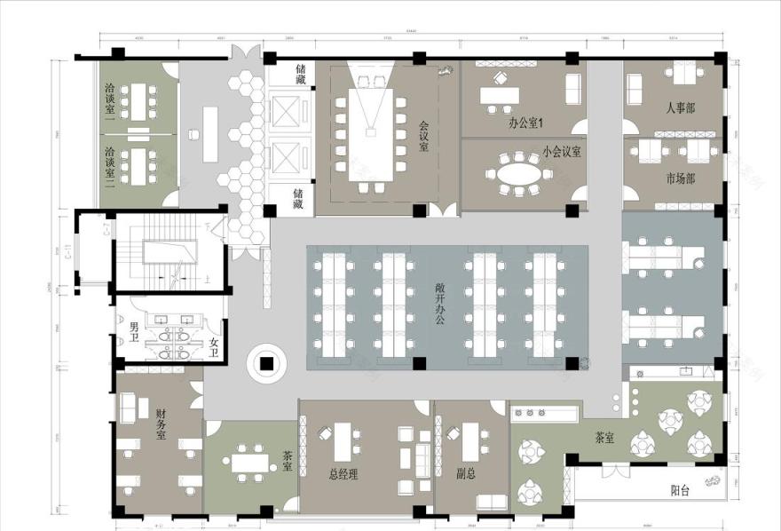 森林摩登办公空间 | 自然与科技的完美融合-0