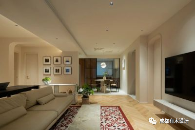 极简中古风家居设计丨云行空间-19