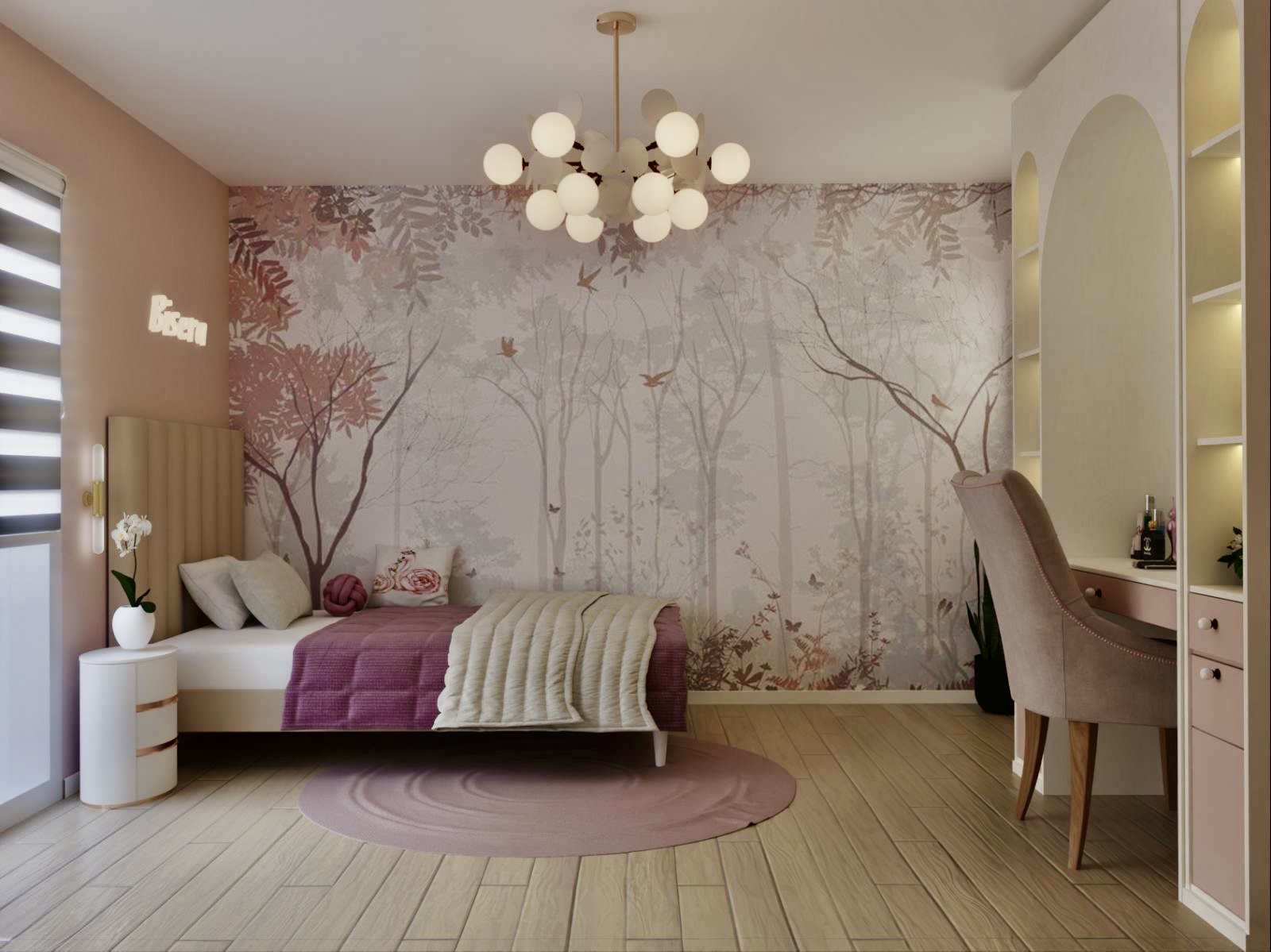 Teen Bedroom — Soft Minimal Elegance-0