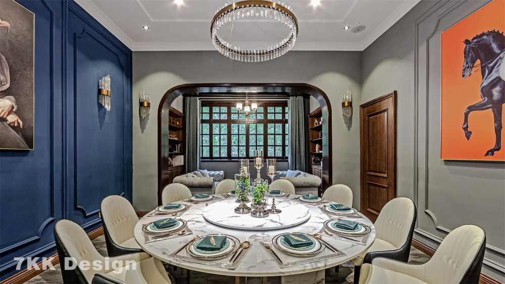 魔都老洋房艺术会所,复古与轻奢的完美融合-43