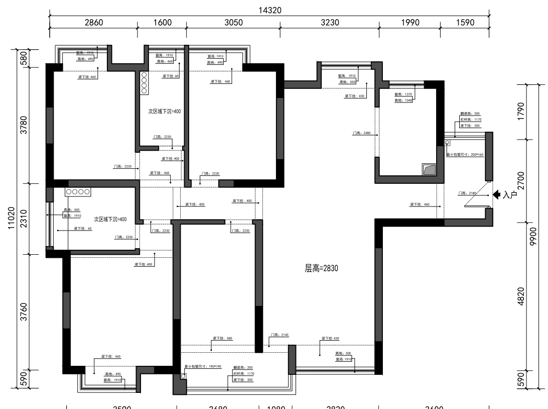 东莞市石排镇国际公馆9栋~现代极简风-12