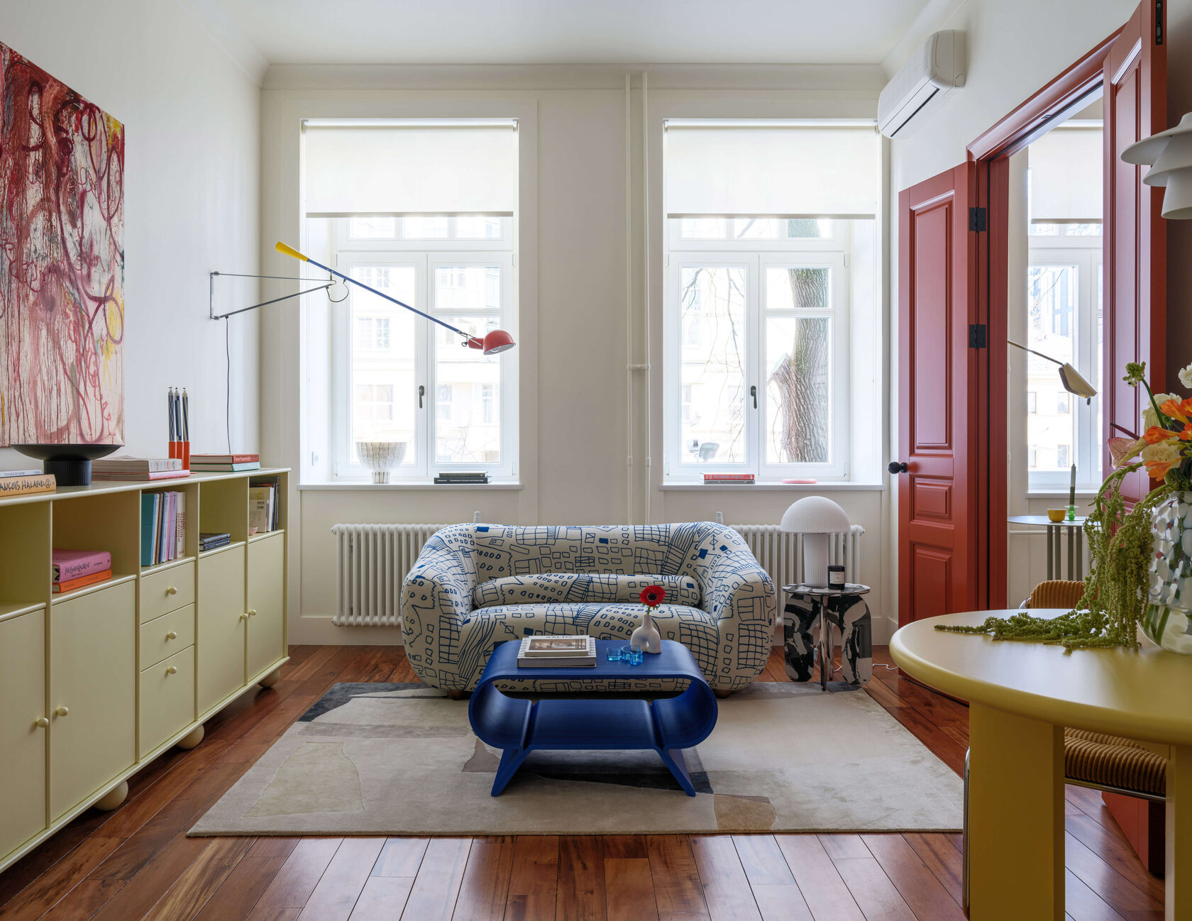 在1916年建筑中设计的充满活力的公寓-5