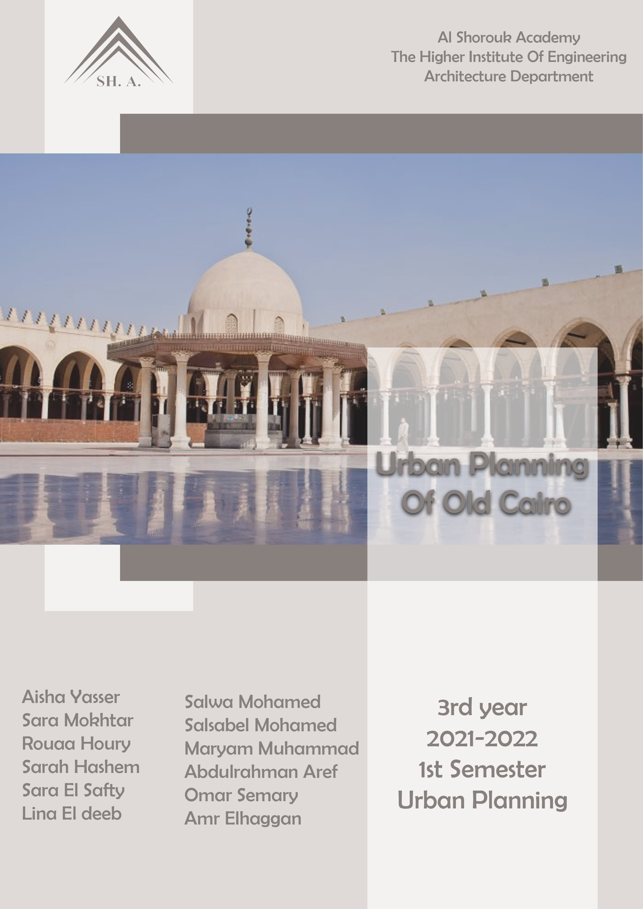 GIS 项目丨埃及开罗丨建筑系三年级学生-2