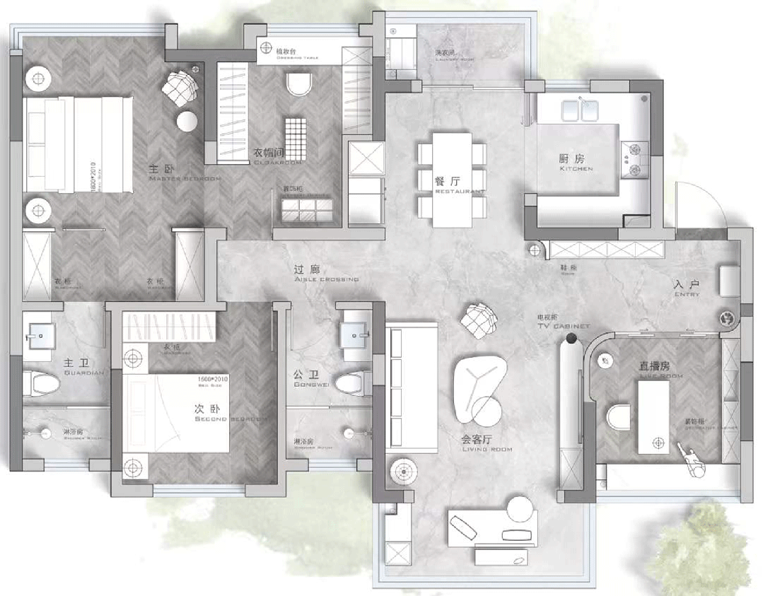 奶咖旋律中的现代轻法和谐空间丨中国桂林丨斑马设计事务所-33