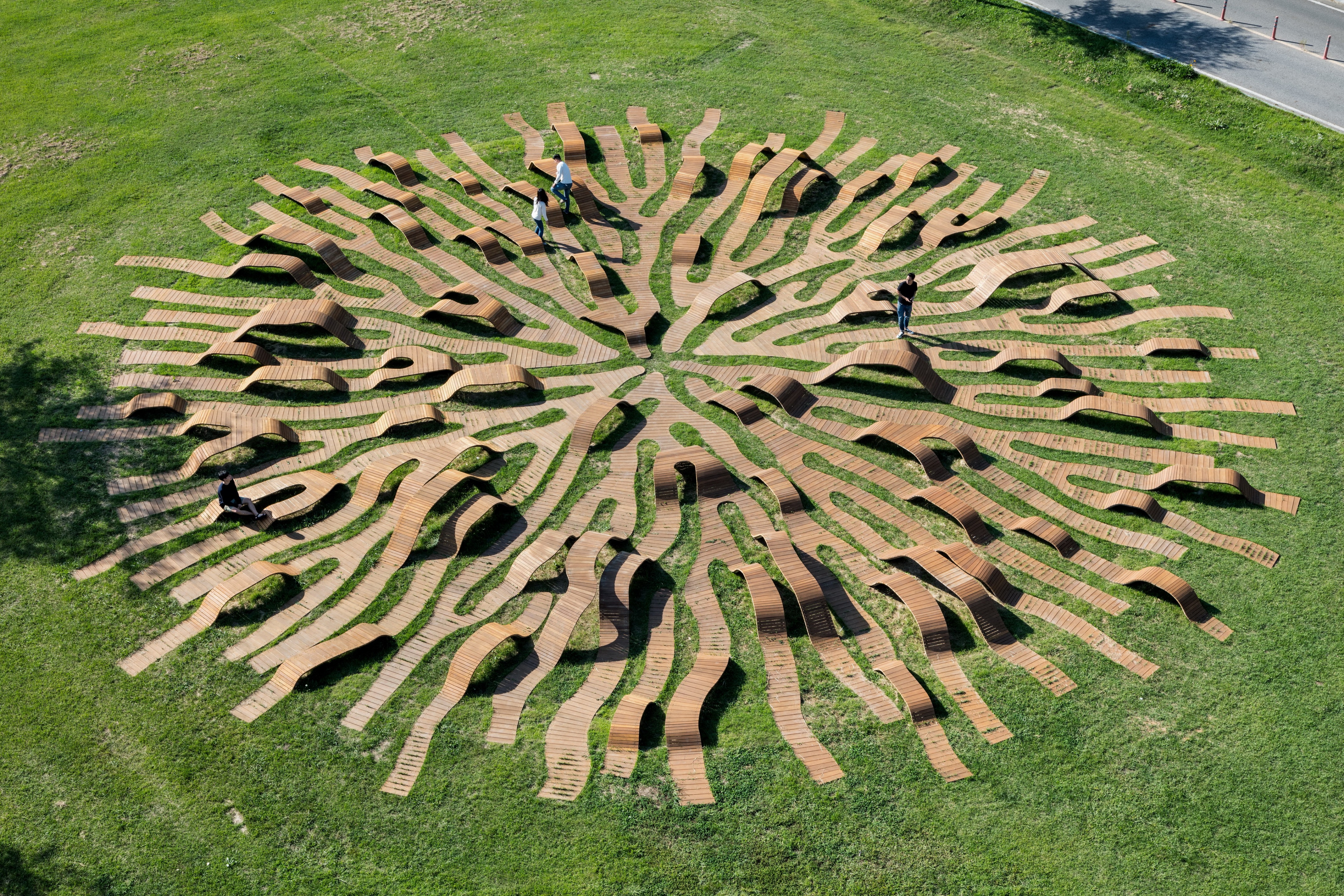 首尔汉江艺术公园“Root Bench”丨韩国首尔丨Yong Ju Lee Architecture-15