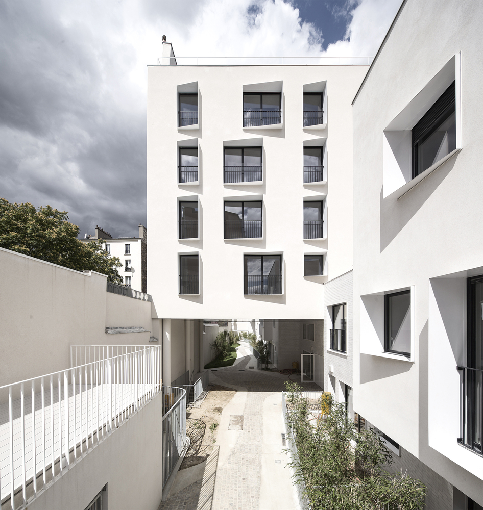 巴黎贝尔维尔区 33 套新旧住房的统一设计-21