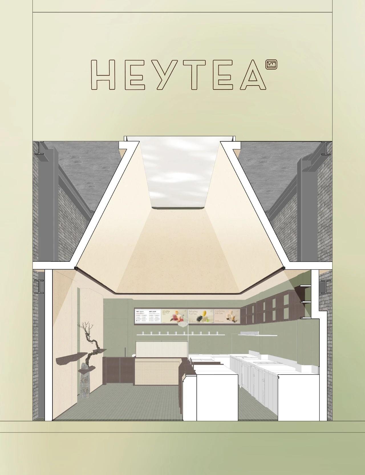 喜茶美国纽约时代广场TAELAB海外首店空间设计丨Leaping Creative立品设计-5