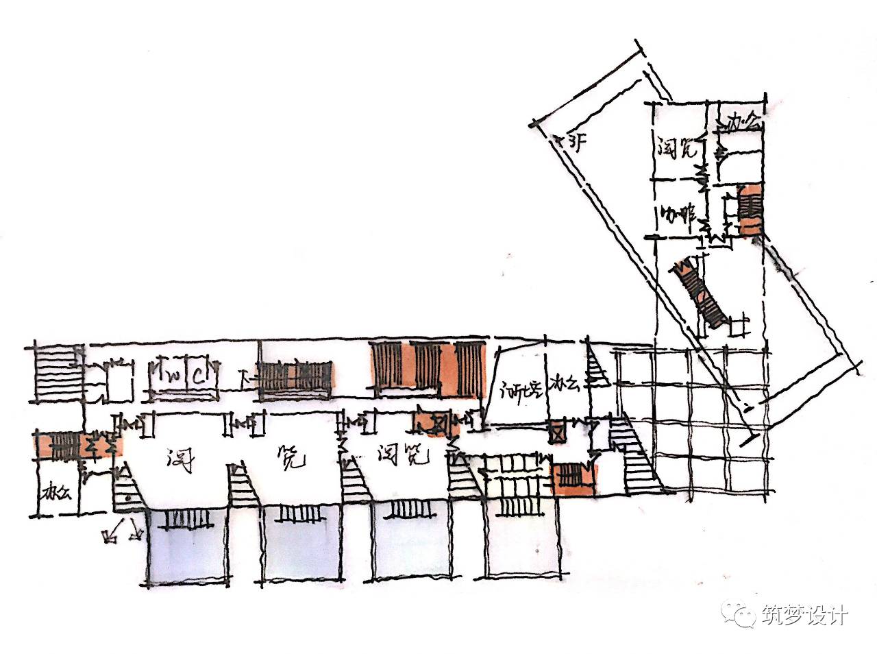建筑抄绘|松山湖图书馆-48