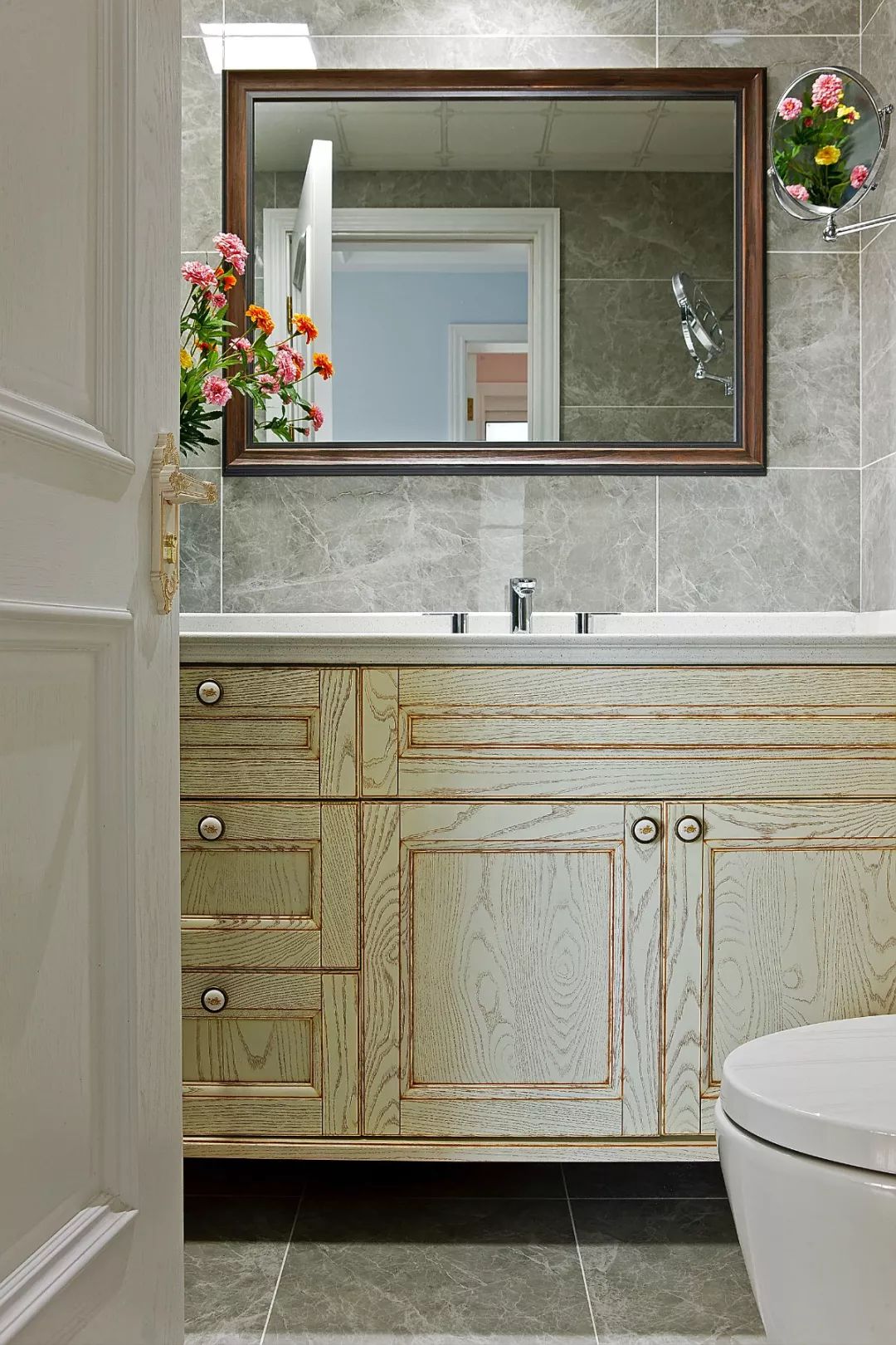 咸阳 105㎡现代美式,蓝白优雅调,活力情趣风!-40