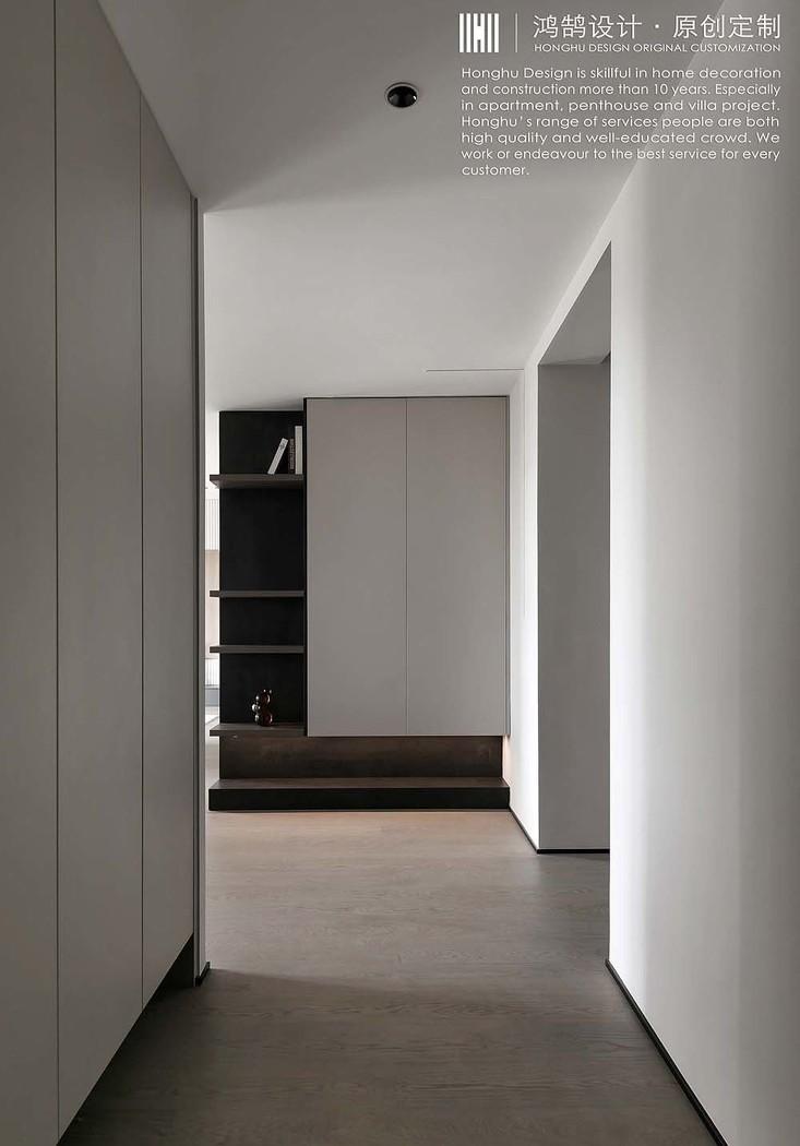 白色平层空间的灵动设计丨中国上海丨鸿鹄设计上海-9