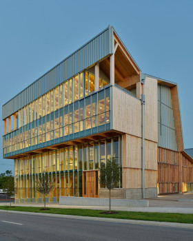 Grafton Architects completes first mass-timber building for University of Arkansas