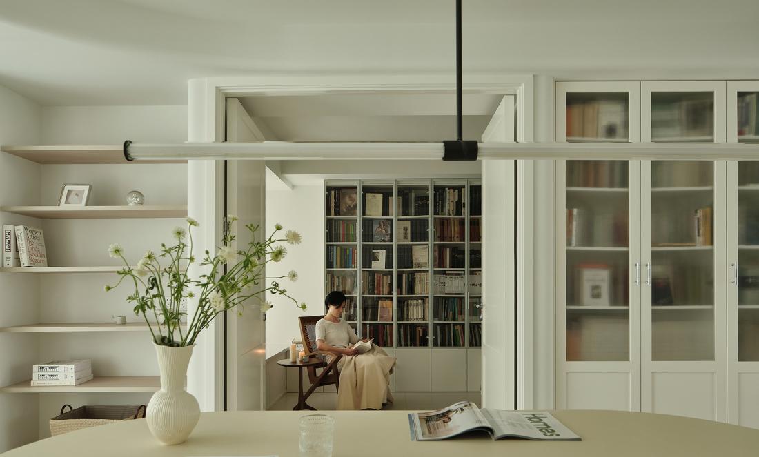 奶油系轻复古装修丨中国南京-33