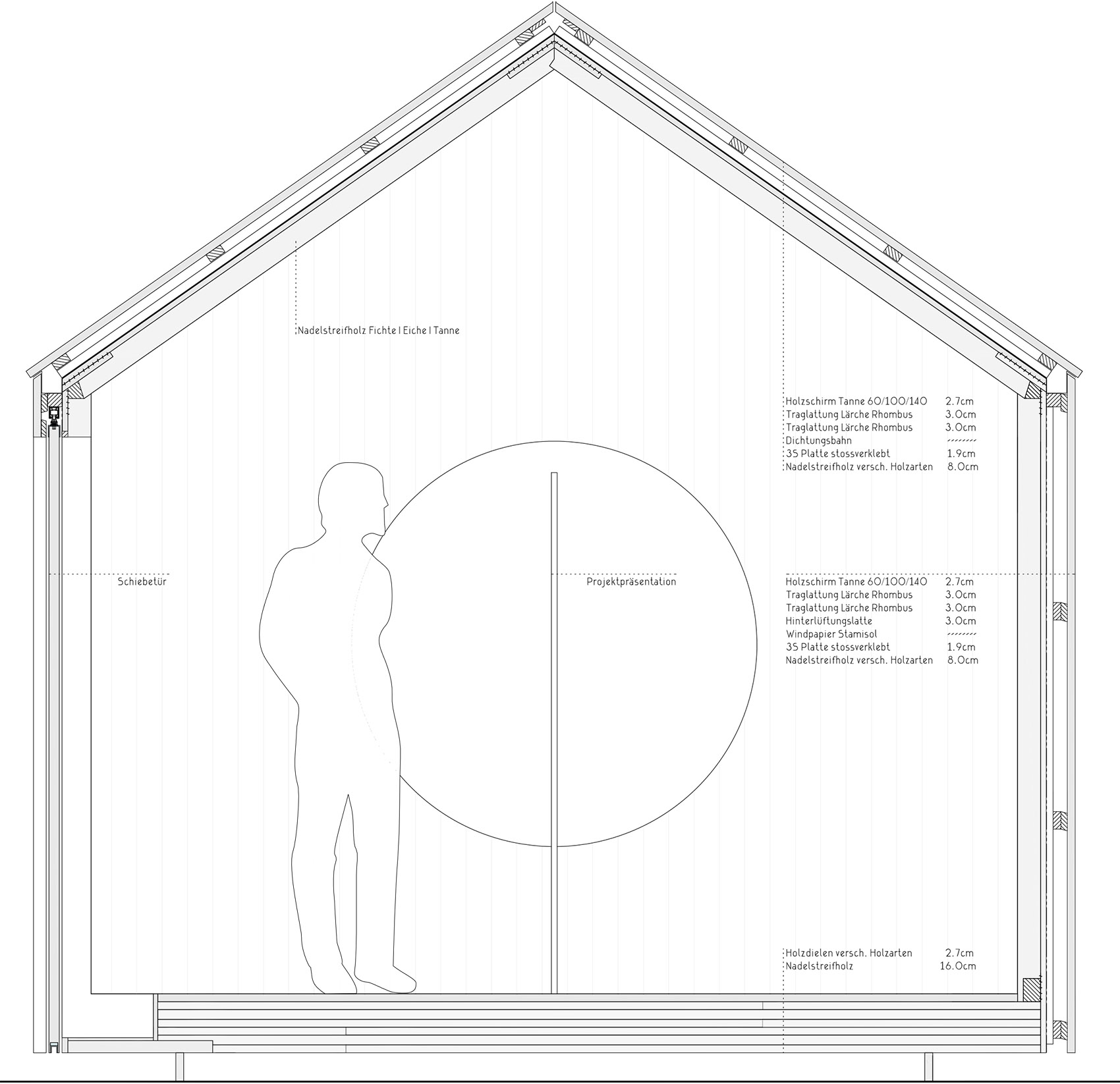 可移动的实木展厅 / IMA-27