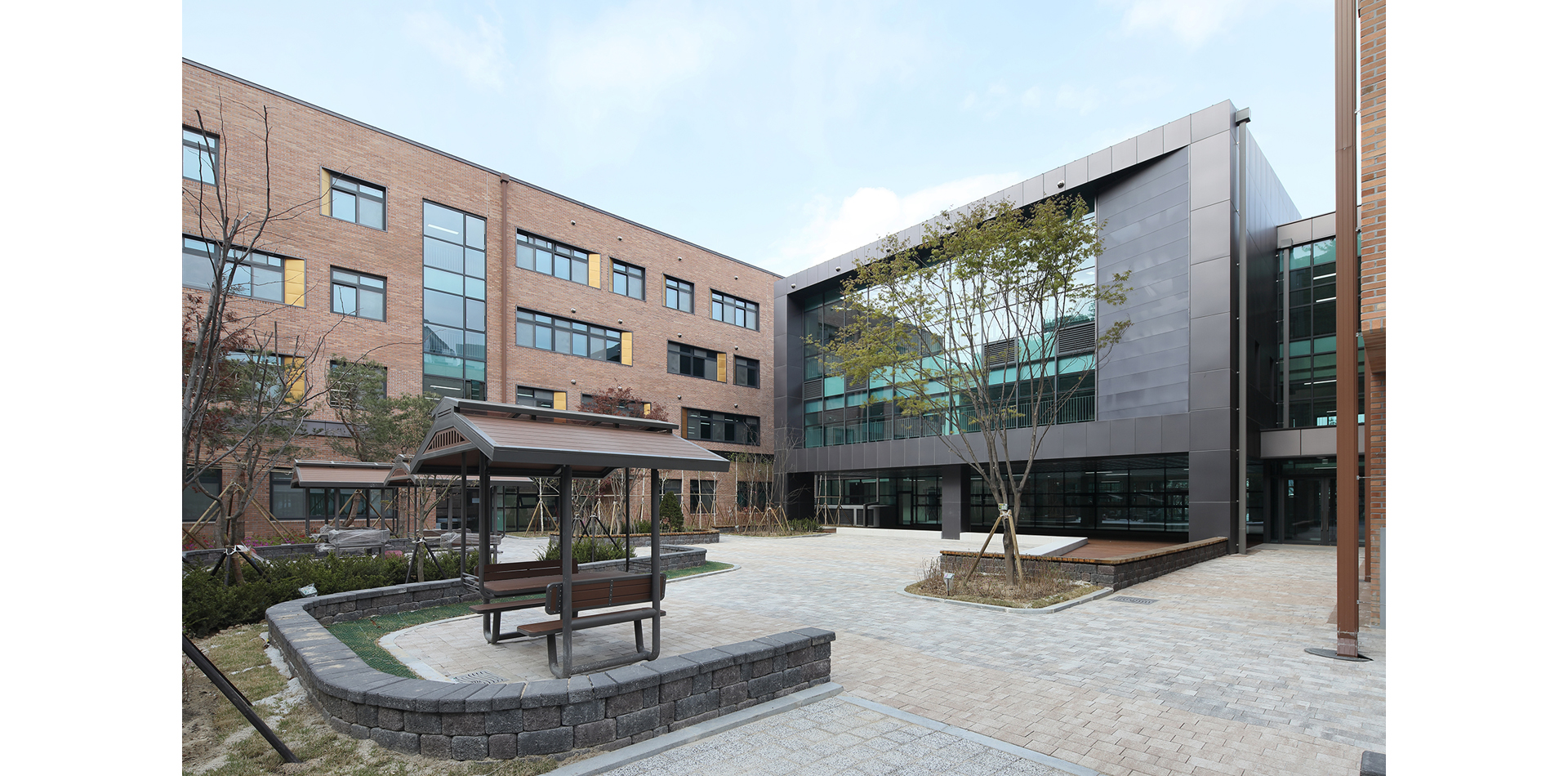 반곡고등학교（中文可理解为半谷高等学校）丨디엔비건축사사무소（D&B建筑事务所）-4