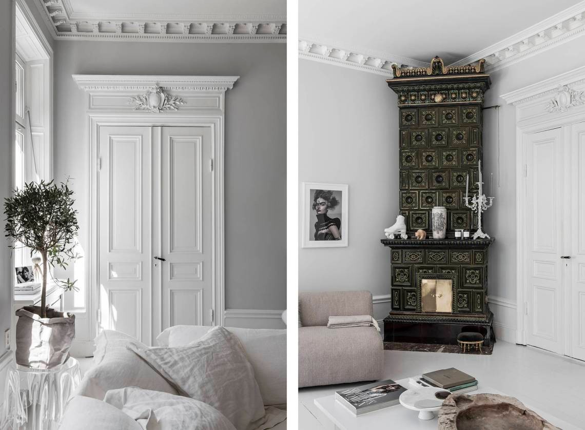 193㎡黑白两色的极简优雅家园-4