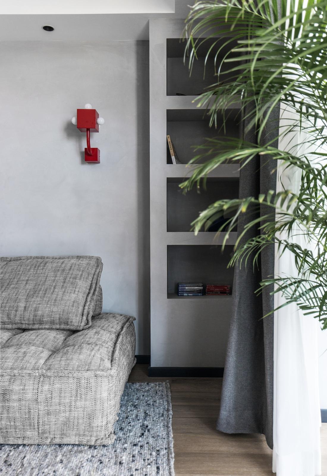 86平一室一厅爆改暗黑炫酷暖居-26