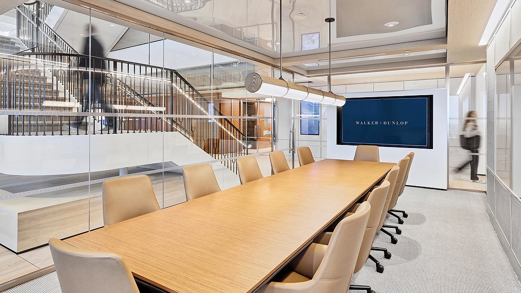 Walker & Dunlop 总部 | 融入家居元素的现代办公空间-6