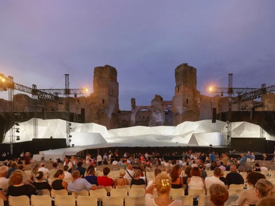 Fuksas新作|卡拉卡拉浴场舞台设计-34