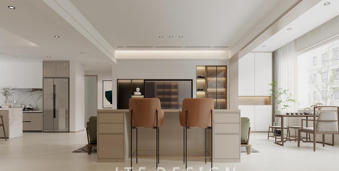 贾天峰丨平层丨
西城首府现代风格 -3