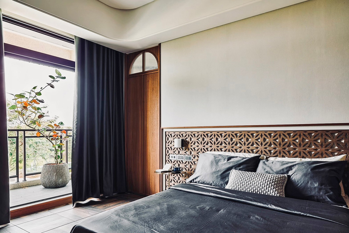 家装设计案例鉴赏——摩登复古感，玩味混搭经典美学-20