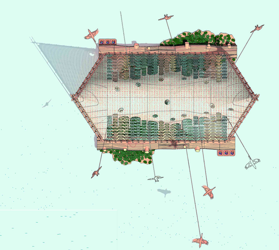 《轻盈与抗议》装置丨Izaskun Chinchilla Architects-56