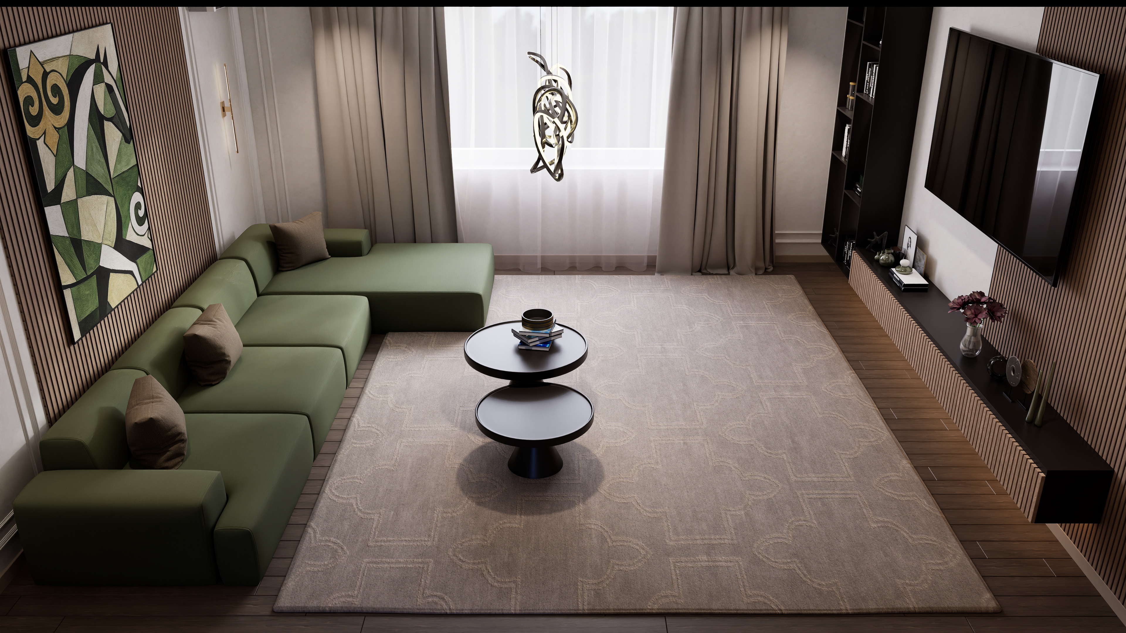 The modern livingroom design-3