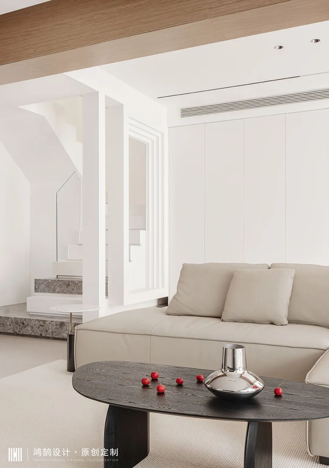 160㎡轻盈体量化空间，穿插设计手法，极致的简约-30