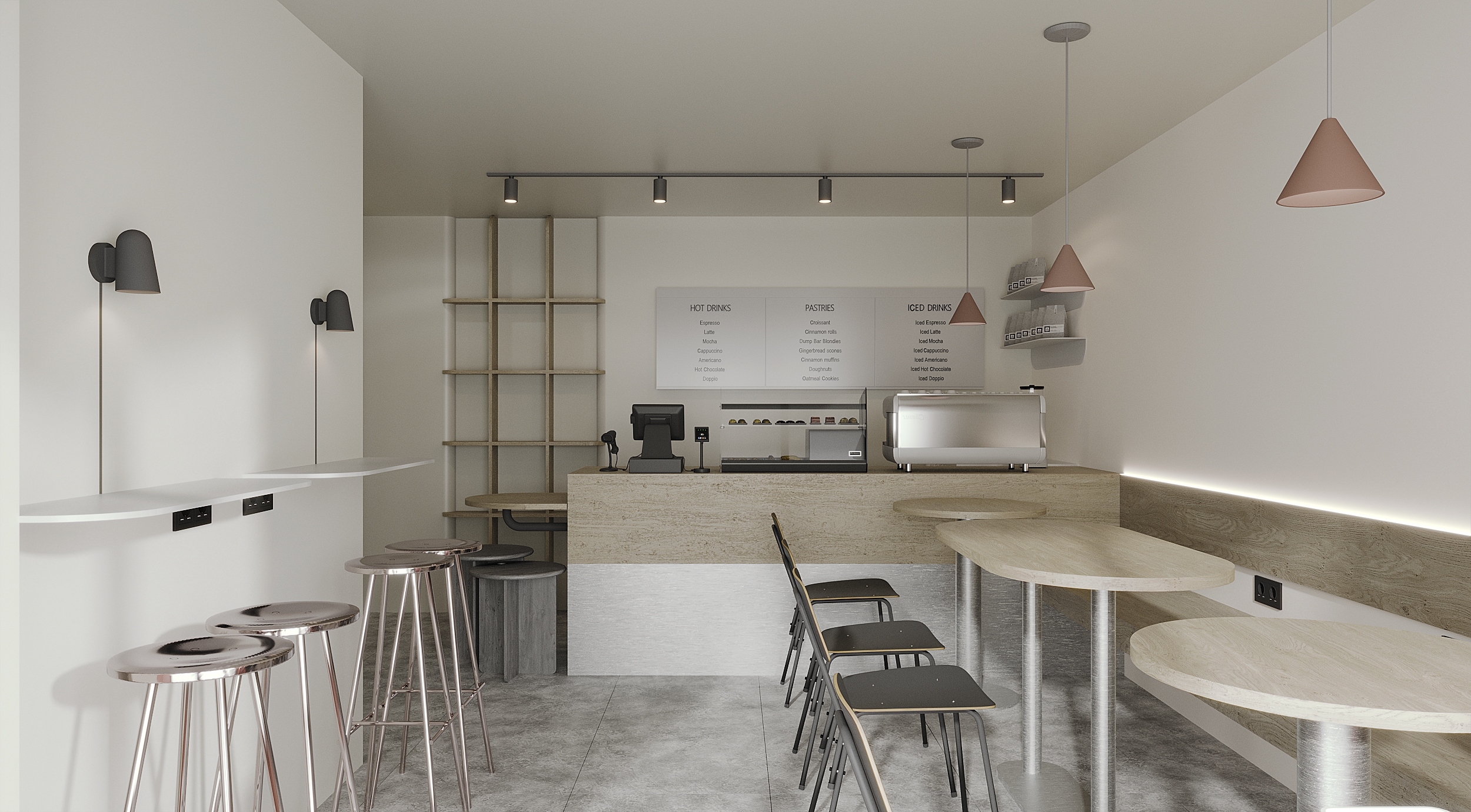 Soft Minimal Café Interior-0