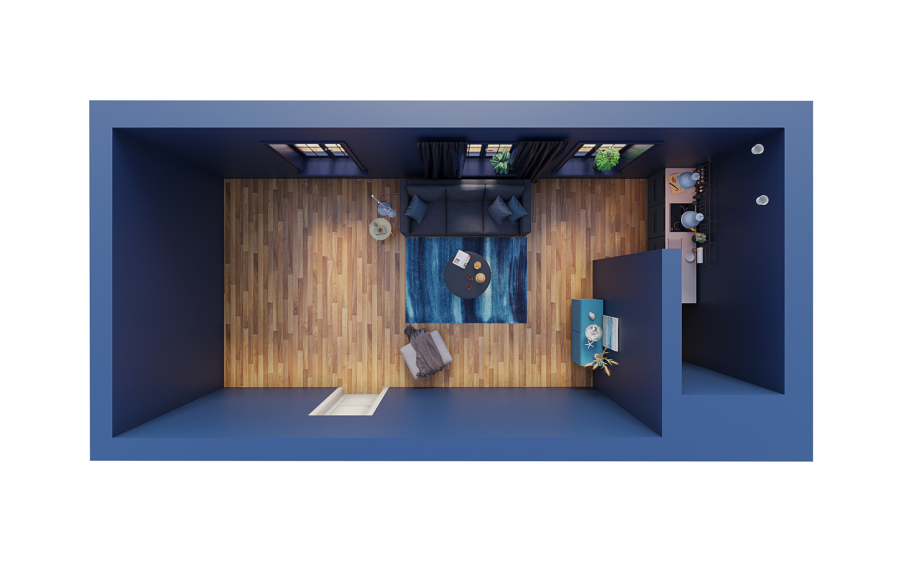 3d model of the room-1