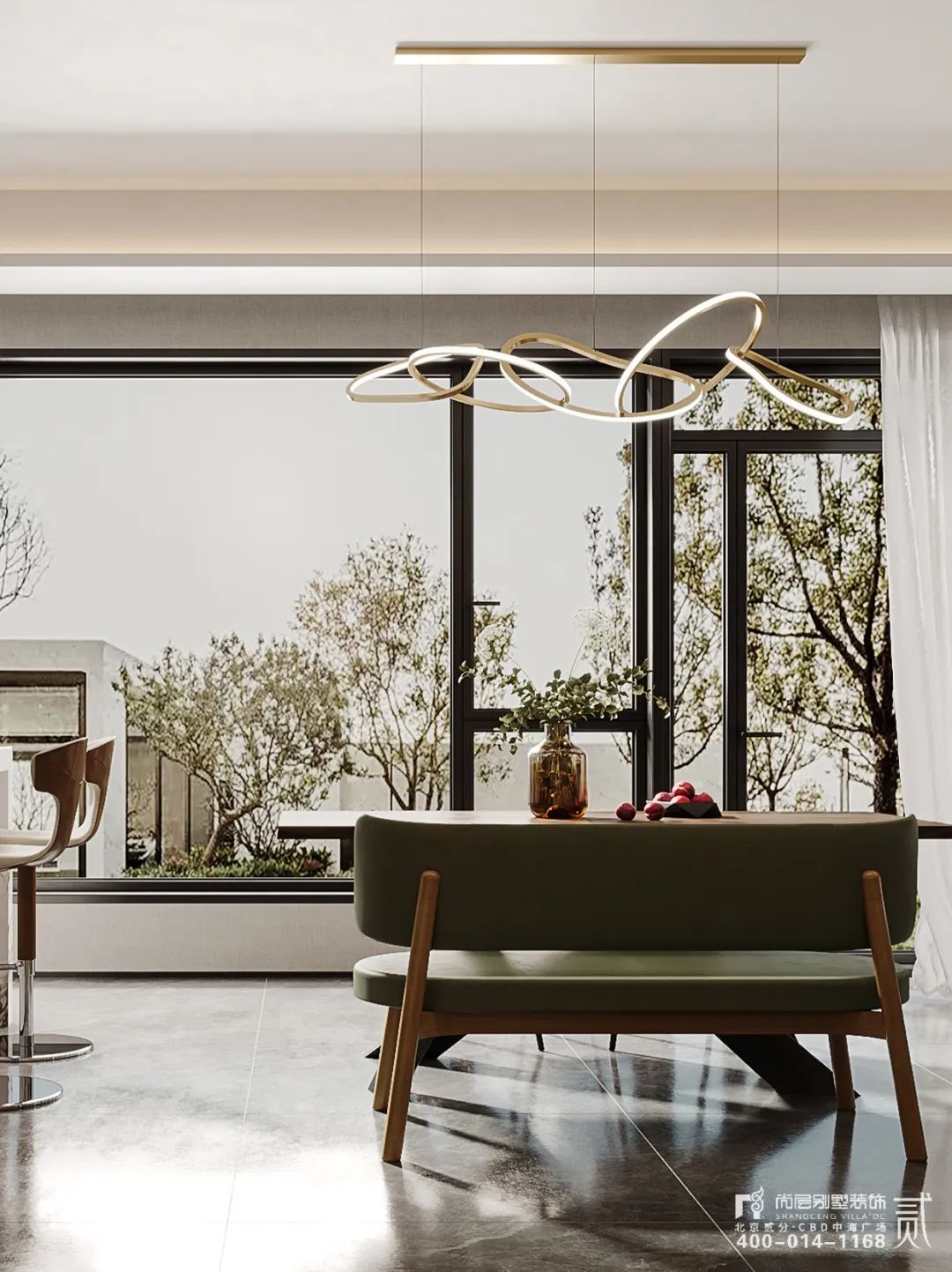 云河玉陛 x 尚层作品 | 300㎡现代简约住宅，探索生活，向心而居！-17