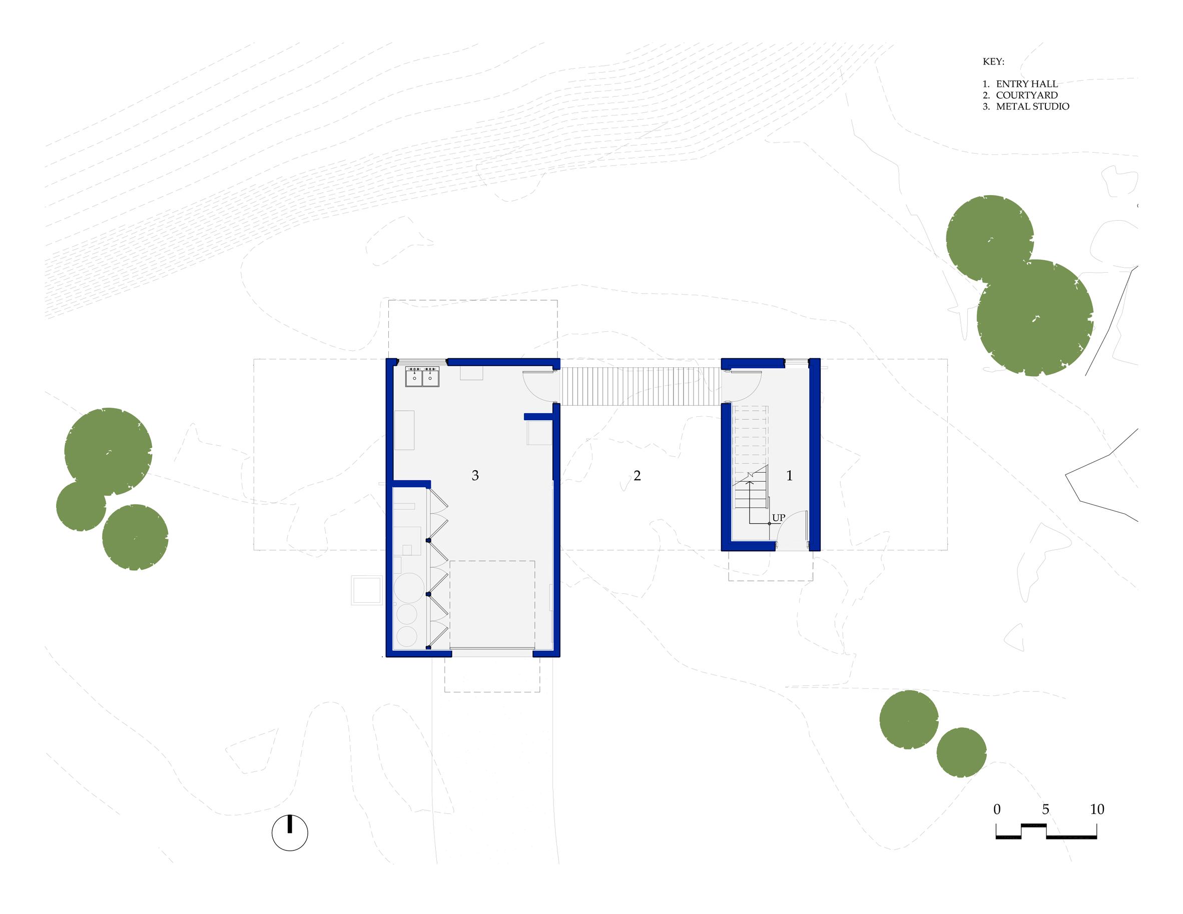 掌案免费分享多个高清别墅场景图，内含别墅户型图-17