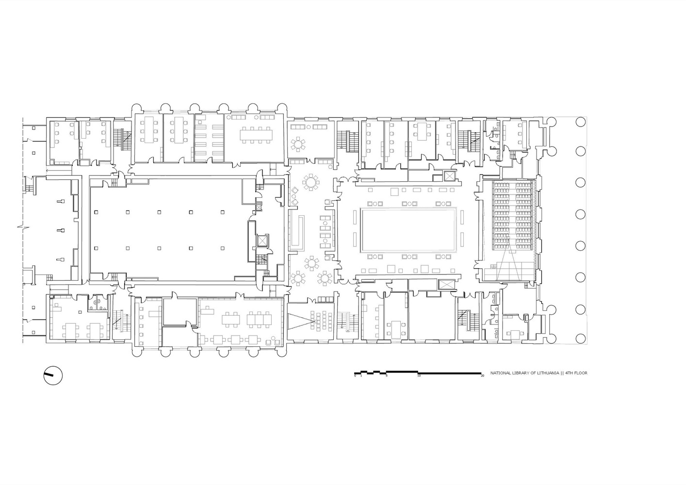 立陶宛国家图书馆旧建筑新生命，现代与传统交融-31