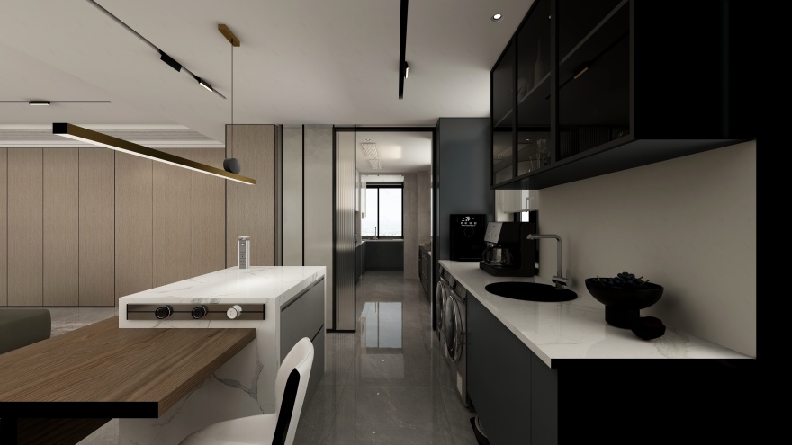 180M²意式极简平层丨中国浙江丨栖境设计-6