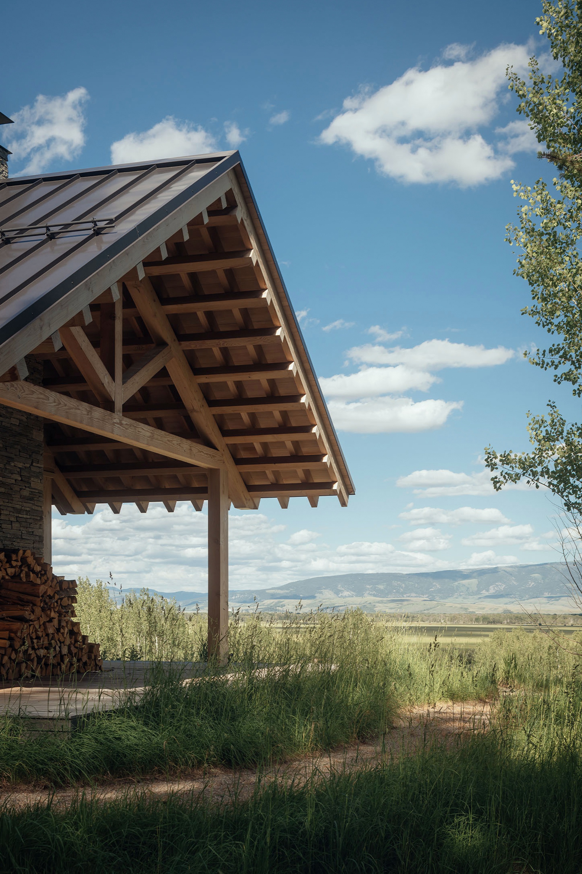 Snake River Cabin住宅丨美国怀俄明丨McLean Quinlan-7