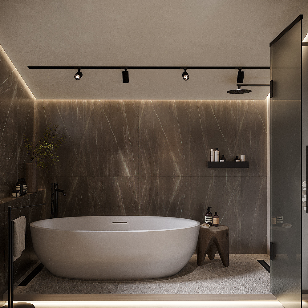 黑色洗衣房和浴室-5