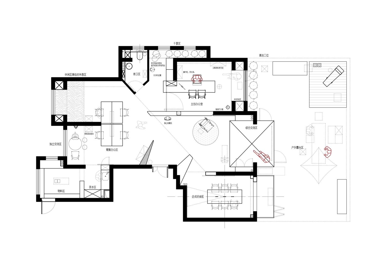 探索自由空间 · 以聿设计新办公场地丨中国温州丨温州隹聿（zhui yu) 设计工作室-52