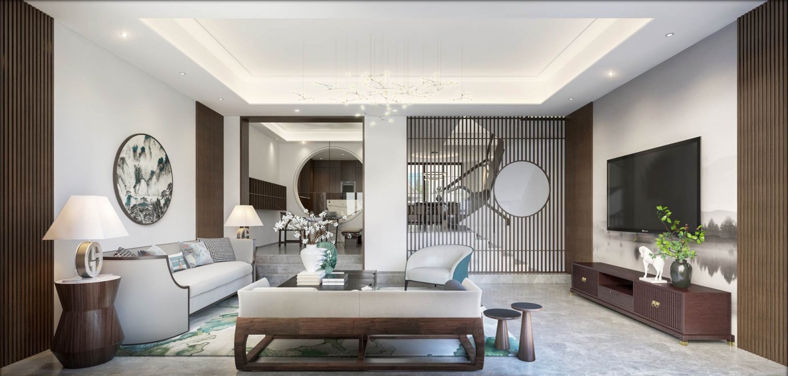 东湖官邸禅意新中式设计 | 夏凯&董婉荣-32