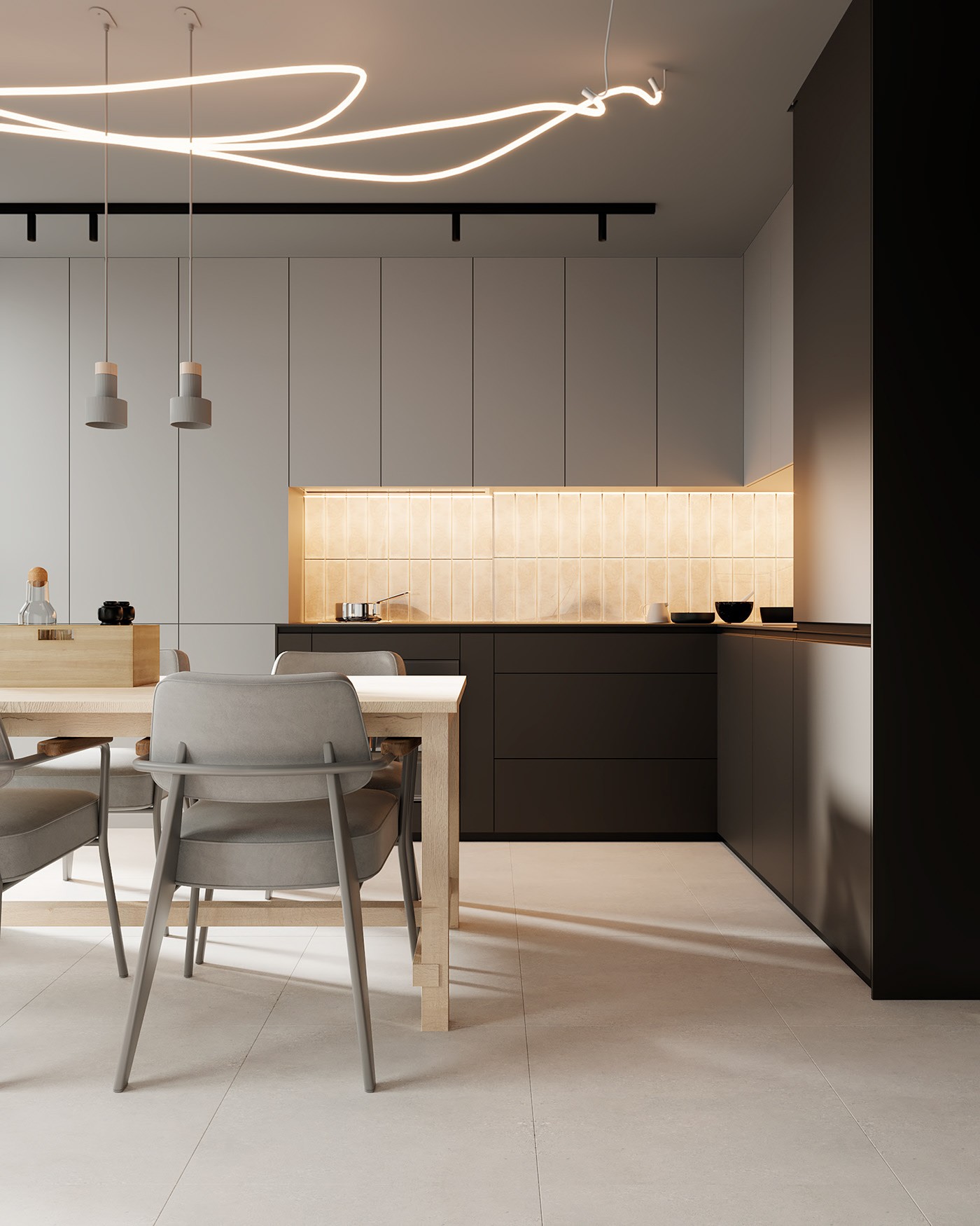 48㎡小空间公寓设计  超有设计感-6