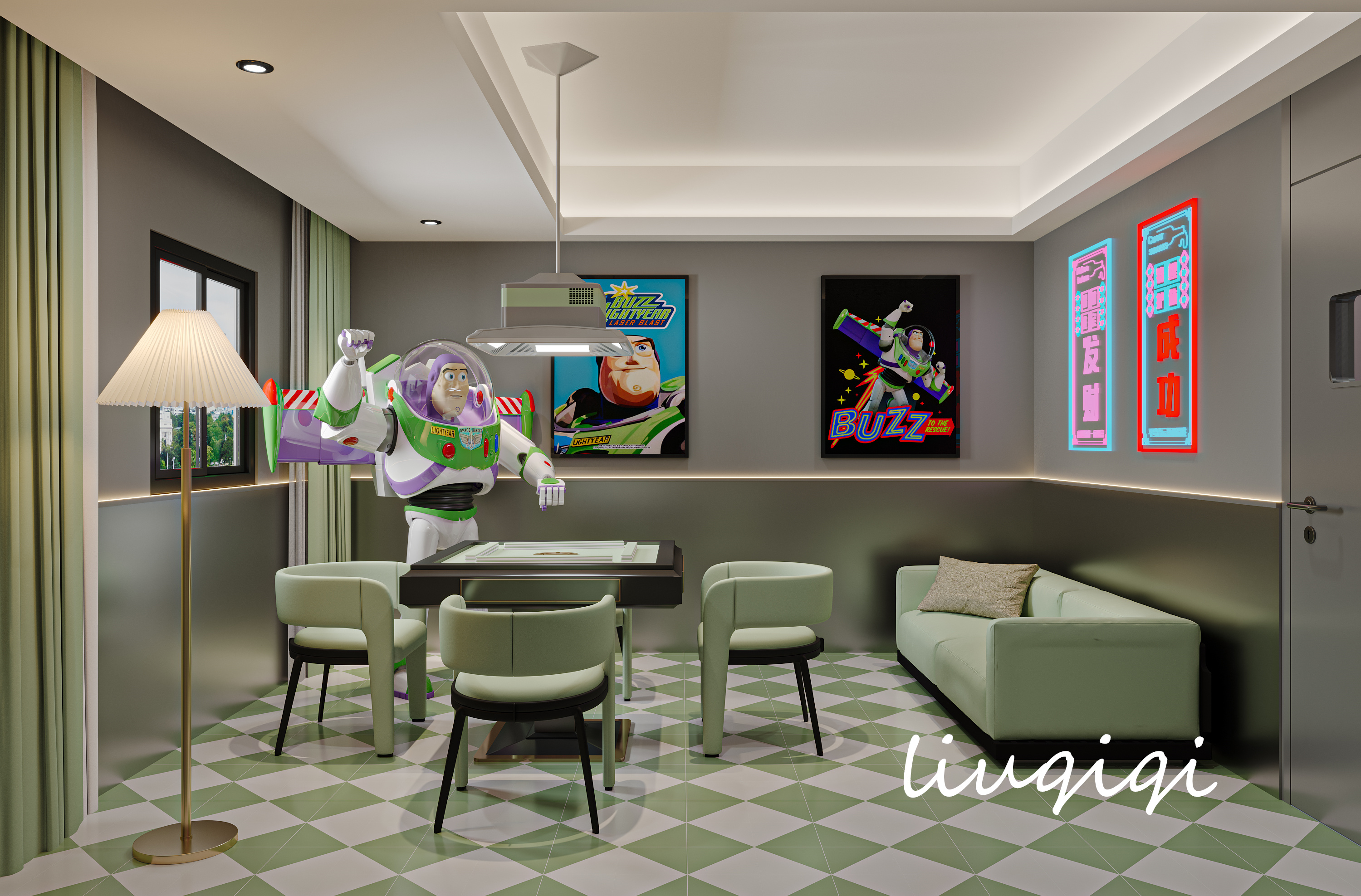 棋牌室设计 | 自由，充满活力的娱乐新地标-3