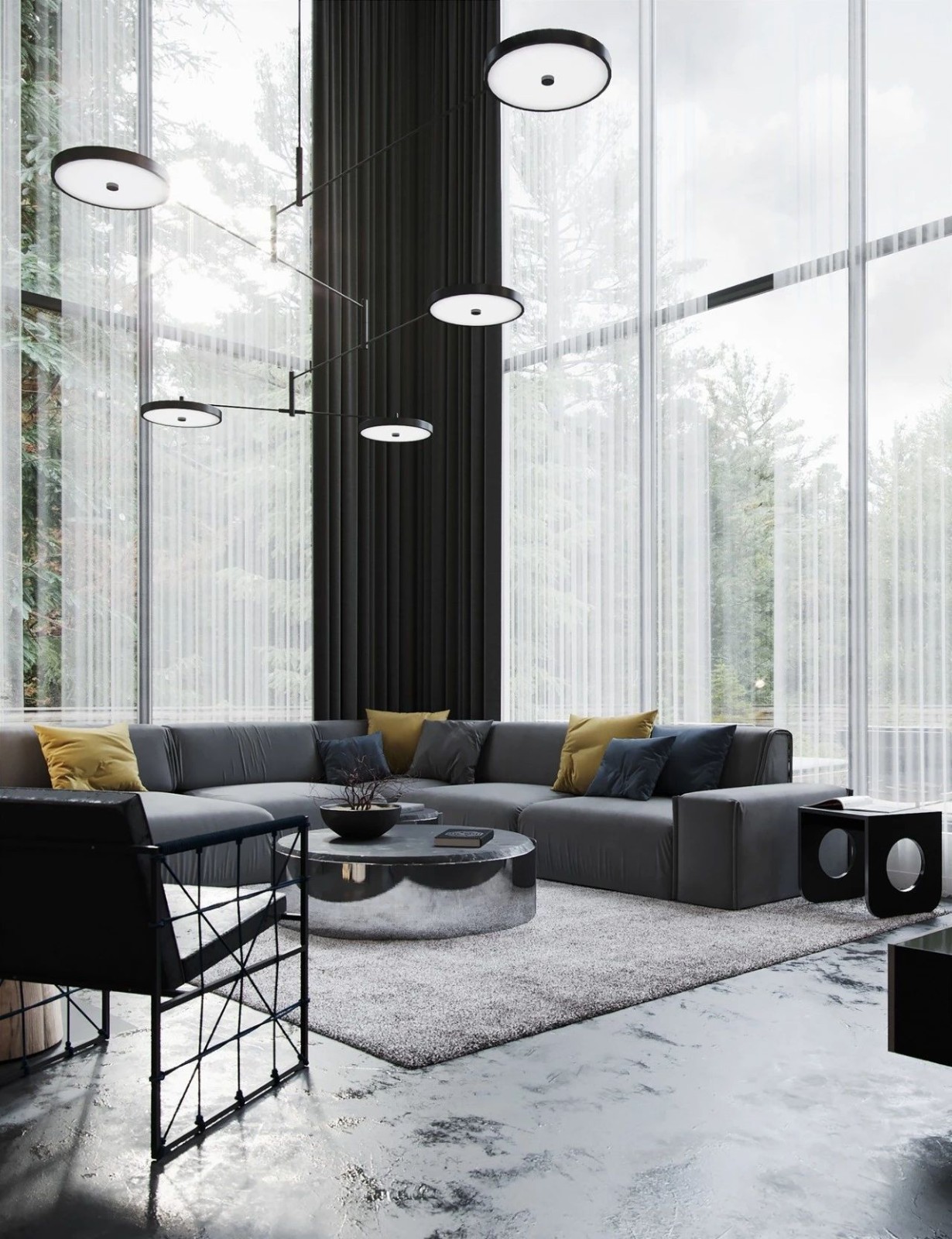 270㎡圣彼得堡现代风住宅 | MirrorR Studio-3