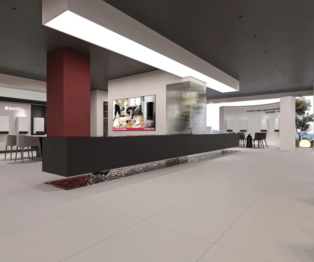 新疆一阳暖通阿里斯顿展厅丨中国新疆丨周笙笙全案设计工作室-12